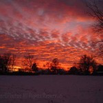 Winter sunset1, Warren, IL