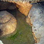 ripples in pool Carlsbad Caverns NP, NM