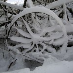 snowy wheel, equipment. Dec. 2012
