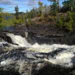 view from Kawishiwi Falls. Ely, MN